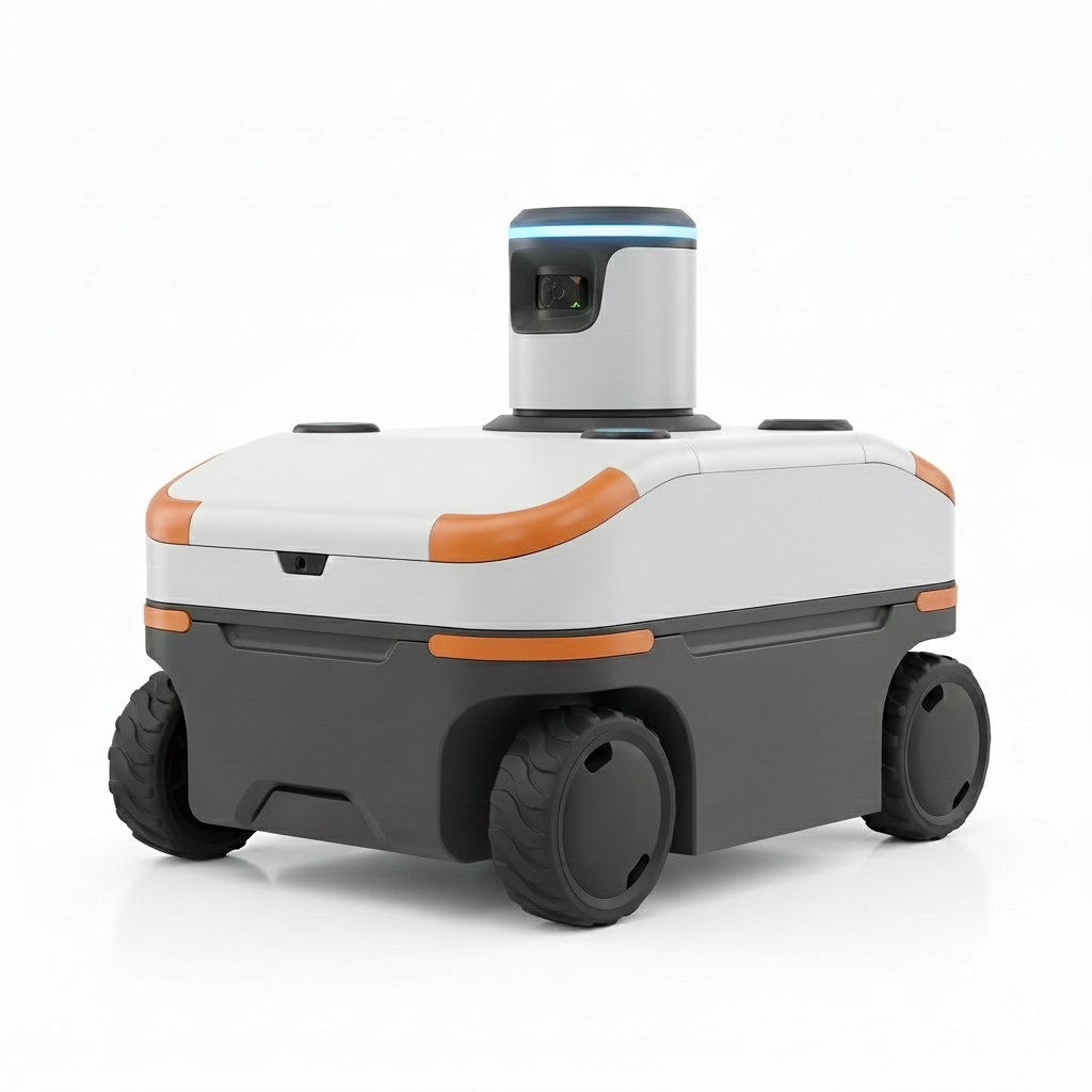 工業與大動力儲能 AGV/AMR 機器人示意圖