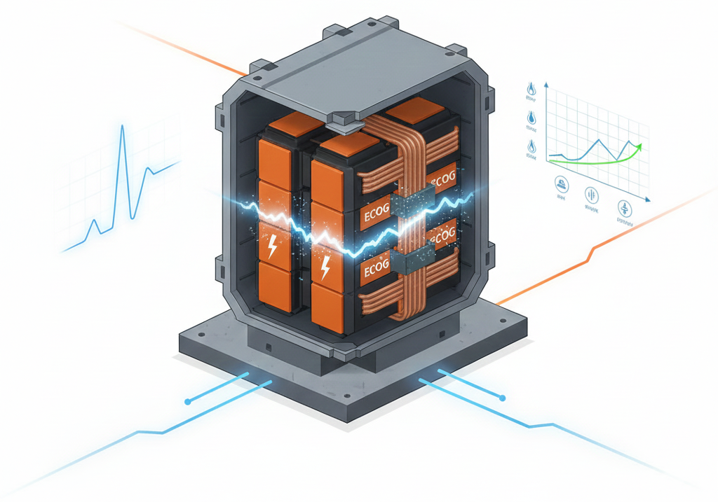 工業與大動力儲能 工業級大動力 BESS PACK 視覺圖